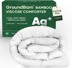 Cooling All-season Down Alternative Comforter, Silver-treated Lightweight Duvet. Fixed Price $288.28.