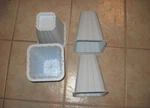 Pieces Honey-can-do STO-01006 Stackable Bed Risers, 4-PACK, White 300 Lbs. Fixed Price $24.35.