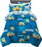 Minions Twin Bedding Set - Super Soft Comforter & Sheets, 5 Piece. Fixed Price $99.99.