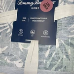 Tommy Bahama King Quilt Hanalei Bay Blue White Green Cotton New P13. Fixed Price $85.00.
