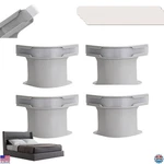 Heavy Duty Sheet Holders Set Of 4 Corner Straps For All Mattress Sizes, Gray. Fixed Price $36.71.