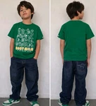 Bape Kids Bathing Baby Milo Streetwear Playful Retro Toddler Green Tee 6-8. Fixed Price $72.00.