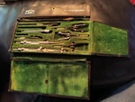 Vtg Drawing Instrument Set Original Case Drafting Tools High Grade Wrought Metal. Fixed Price $19.95.