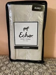 Echo Odyssey Euro Sham 26X26 In Stone 100 % Cotton. Fixed Price $42.99.