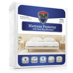All-in-one Bed Bug Blocker Water Resistant Zippered Mattress Protector, Twin. Fixed Price $19.79.