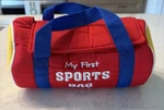 Gund My First Sports Bag 8" W/ Football Basketball & Soccer Plush Balls. Fixed Price $5.99.