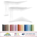 Luxury Microfiber Pillow Cases Set 2, Queen Size Comfortable Rest. Fixed Price $21.28.