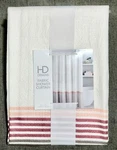 Hd Designs Fabric Shower Curtain - Stripes Or Splish 70" X 72". Fixed Price $9.94.