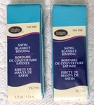 Pk Wrights Single Fold Satin Blanket Binding 2"X 4.75YD Blue Jewel 117-794-596. Fixed Price $14.50.