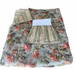 Vintage Ralph Lauren Chaps Brittany King Coverlet Bed Skirt Set Reversible Guc. Fixed Price $259.95.