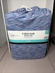 Mainstays Soft Jersey Sheet Set T/txl Multicolor. Fixed Price $30.00.