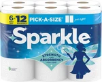 Sparkle Pick-a-size Paper Towels, Double Rolls (660 Sheets Total). Fixed Price $8.50.