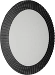 Black Wall Mounted Aluminum Accent Mirror With Thick Frame By Ashley. Fixed Price $465.99.