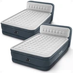 Intex Dura Beam Ultra Plush Headboard Airbed W/built Pump, Queen (2 Pack). Fixed Price $179.98.