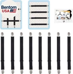 Adjustable Bed Sheet Straps Clips, Elastic Mattress Fasteners Holder And. Fixed Price $19.14.