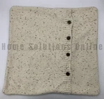 Pottery Barn Cozy Sweater Knit Blanket Button Sham Oatmeal Euro #J5167 Ps. Fixed Price $69.99.