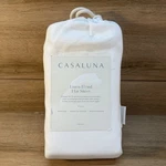 Casaluna Full Size Linen Blend Flat Sheet - White ( Fresh ). Fixed Price $27.99.