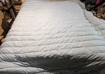 Vintage Eddie Bauer Blanket 88X97 Blue Goose Down Queen Comforter. Fixed Price $82.49.