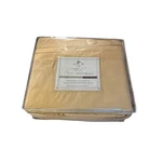 4PC Clara Deluxe Set, Soft Bed Sheet, Cal King, Surpreme 1500 Carmel Color. Fixed Price $15.00.