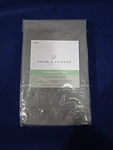 Room & Retreat Standard Pillowcase Pair Egyptian Cotton 500TC Frost Grey Solid. Fixed Price $7.50.