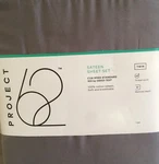 Project 62 Sateen Sheet Set Twin Gray Grey New. Fixed Price $26.88.