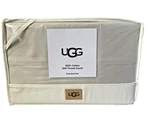 Ugg Iona 100% Cotton King 4 Pce Sheet Set Stone Color 300 Tread Ct. Fixed Price $89.99.