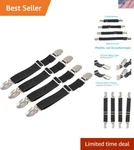 Universal Sheet Grippers - Secure Your Bedding With Elastic Clips Set Of 4. Fixed Price $7.19.
