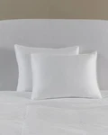Italy Sferra Fiona Long-staple Cotton Sateen White Pillow Protector. Fixed Price $44.00.