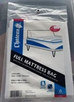 Chateau Full Mattress Bag Premium Sure Fit Cover Mils Thickness - 54"X12"X90". Fixed Price $11.00.