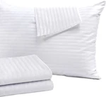 12-PIECE Set Of Zippered Pillow Protectors 100% Stain Resistant. Fixed Price $44.99.