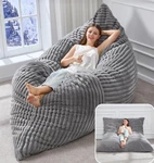 Convertible Bean Bag Chair Three In One Washable Cover For Lounge Bedroom Relax!. Fixed Price $150.99.