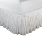 Greenland Home Cotton Voile Dust Ruffle 15-INCH White. Fixed Price $68.52.