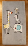 Koala Baby Ultra Plush Boy/ Girl Changing Table Pad Cover, Safari Animals, Gray. Fixed Price $14.00.