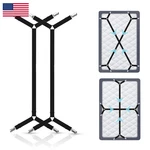 Nova Home Bed Sheet Holder Straps Adjustable Elastic Clips Nickel Clamps. Fixed Price $25.33.