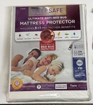 Sleepsafe Twin Ultimate Anti Bed Bug Mattress Protector Waterproof Zippered New. Fixed Price $22.95.