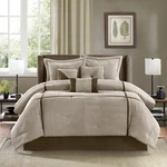Madison Park Dallas 7 Piece Comforter Set With Bed Skirt Pillow Shams Season. Fixed Price $159.99.