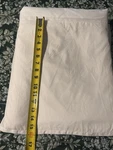 Martha Stewart Perfect King Straight Bed Skirt White 16" Drop Tailored Euc. Fixed Price $22.99.