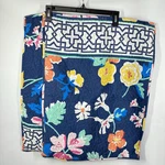Vera Bradley Maybe Navy Quilt Two Piece Set Pillow Shams 20X26". Fixed Price $57.00.