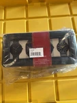 Perry Ellis Men's Black 4 Slot Cushion Lid Faux Leather Case Slim Watch Box. Fixed Price $39.00.