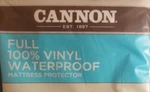 Cannon Full 100% Vinyl Waterproof Mattress Protector 54X75. Fixed Price $8.23.