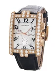 Harry Winston Avenue Chrono White Mop Dial 18K Case Diamond Unisex Watch. Fixed Price $23000.00.