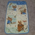 Beatrix Potter Peter Rabbit Baby Blanket 30X45 Acrylic Carrot Radish Crown Craft. Fixed Price $59.95.