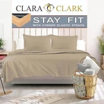 Clara Clark 1800 Series Bed Sheet Sets - Stay Fit On Mattress With Elastic Strap. Fixed Price $34.99.