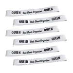 Leayatst Queen 6PCS Bed Sheet Organizer Bands Keeper Closet. Fixed Price $21.99.