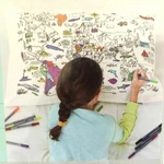 World Map Pillowcase With Washable Markers Eatsleepdoodle New. Fixed Price $21.99.
