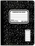 Top Flight Composition Book, Wide Rule, 100 Sheet. Fixed Price $8.02.