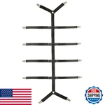 Auivguiv Bed Sheet Straps Adjustable Crisscross Clips Suspenders To Keep. Fixed Price $21.47.