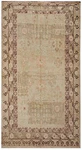 6'X12' Light Color Antique East Turkestan Allover Geometric Hand Knotted Pile. Fixed Price $7200.00.