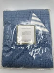 Restoration Hardware Madison Pillow Sham Euro Bedding Quilted Striped Reverses. Fixed Price $25.20.