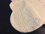 Revman Quilted Sham Cream Pillowcase Standard Std Bed Cotton New. Fixed Price $19.99.